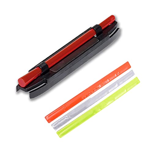 Punto de mira magnetico de Fibra optica Rojo con 3 Fibras Intercambiables, Naranja, Amarillo y Blanco