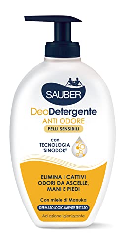 SAUBER Deodetergente Anti Olor Líquido Pieles Sensibles - 330 ml