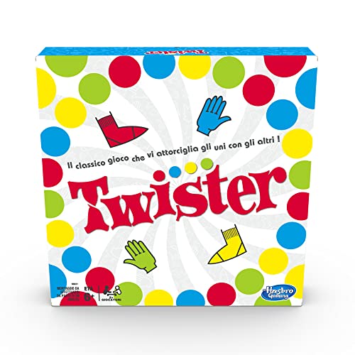 Hasbro Gaming- Twister (Juego en Caja versión 2020 en Español), Individual, Multicolor, 3 (B590EC58D1)