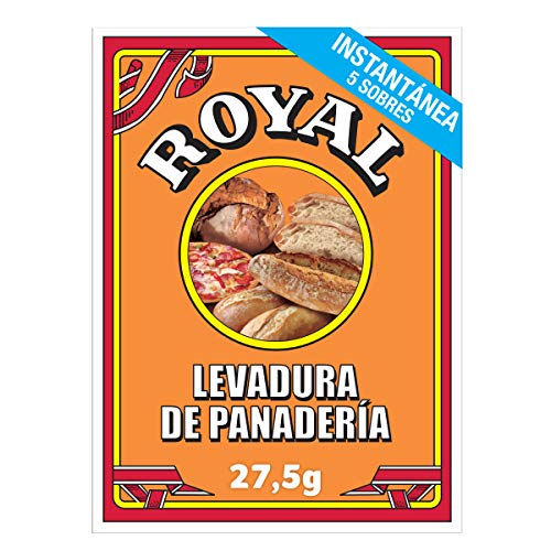 Royal Levadura de Panadería Instantánea en Formato Polvo 5 Sobres, 27.5g
