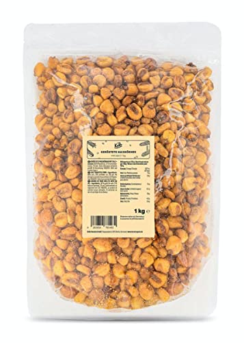KoRo - Granos de maíz tostados con sal 1 KG - Snack de maíz tostado extra crujiente sin colorantes ni conservantes