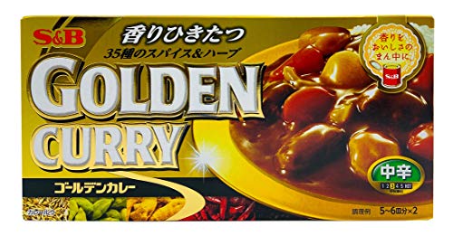 S&B Golden Curry Medio Picante 198g (versión Japón)