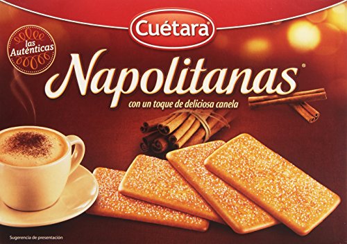 Cuétara - Napolitanas - Con un toque de deliciosa canela 500 gr - Pack de 2 (Total 1000 grams)