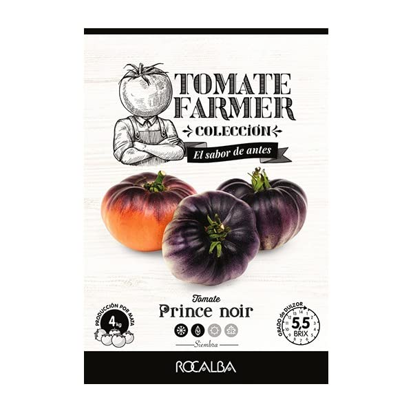 Semillas hortícolas colección Tomate Farmer Rocalba - Tomate Prince Noir