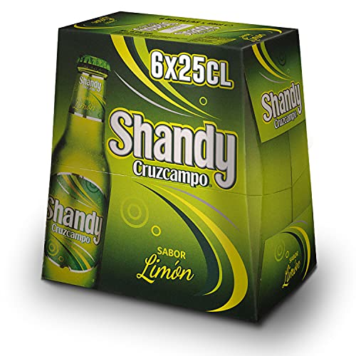 Cruzcampo Shandy Cerveza Limón, 6 x 250ml