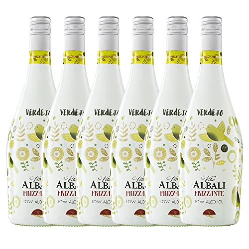 VIÑA ALBALI Frizzante 5.5 Blanco Verdejo - 6 botellas x 750ml - Total:4500ml