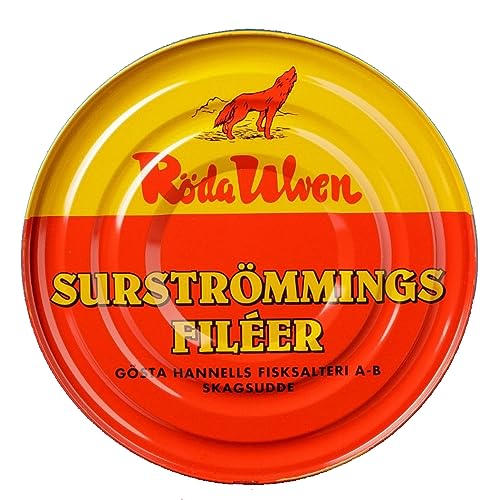 Lata de Pescado fermentado Surströmming FILET de Suecia Stink Fish Surstroemming Arenque sueco | Regalos para hombres | Gammelfisch Noruega Ulven Especialidades