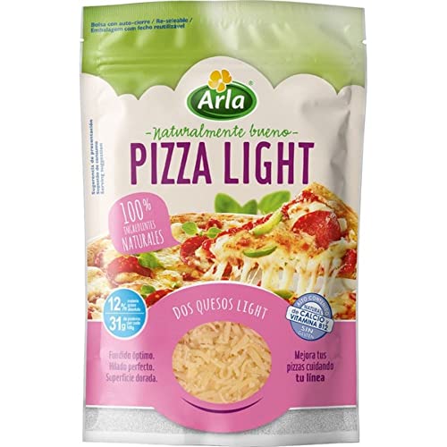Arla Queso Rallado Pizza Light, 150g (Refrigerado)