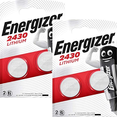 4 X Energizer CR2430 3V Lithium Coin Cell Batteries by Energizer