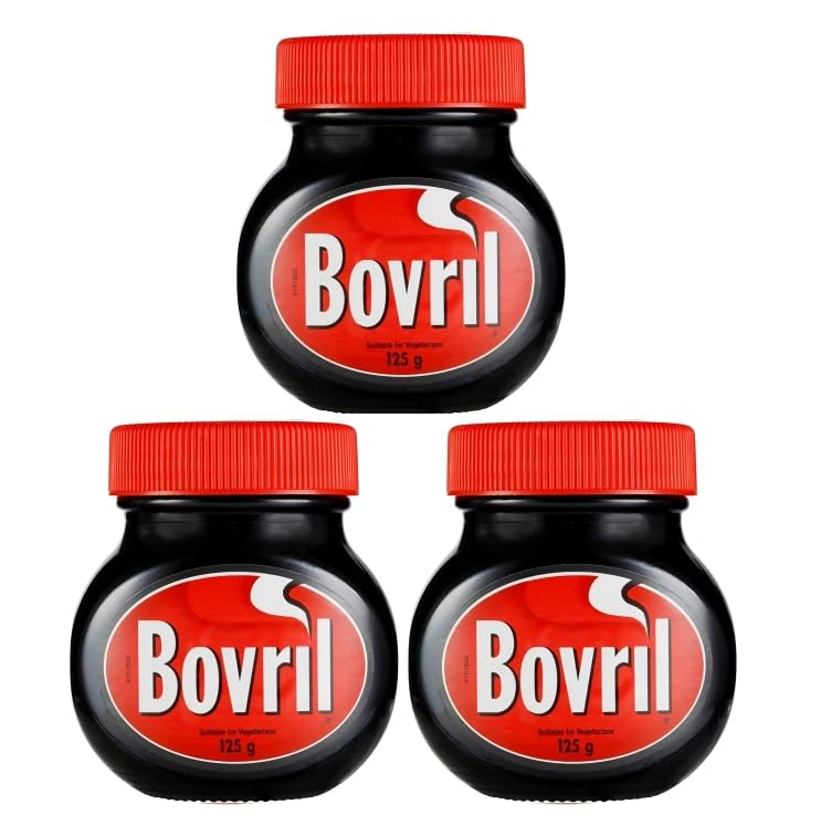 Bovril - Extracto de Carne Concentrado para guisos de carne, marinados y asados 125 g x 3 uds - Pack Promoo