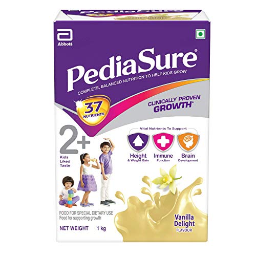 PediaSure Vanilla Delight 1Kg/35.2Oz - Plastic Jar - for Kids 2 years to 10 years