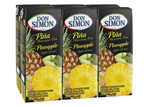 Don Simon Zumo de Piña, Manzana y Uva - Pack de 6 Botellas x 200 ml