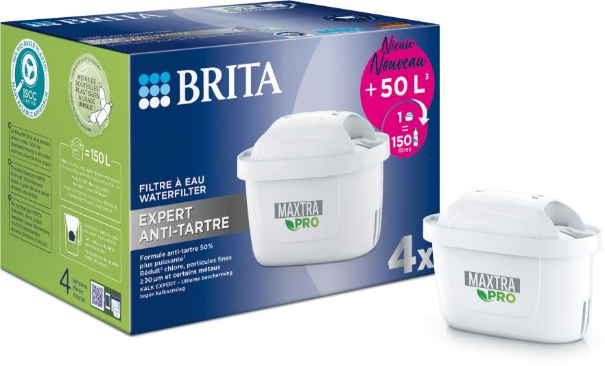 BRITA Pack 6 filtros de agua MAXTRA PRO Expert Anti-sarro