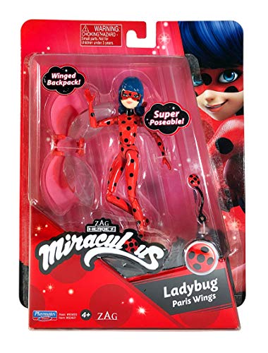 Bandai - Ladybug: Figuras de Acción de Muñeca articulada Miraculous Ladybug - Lucky Charm Ladybug (P50401)