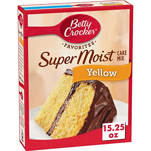 Betty Crocker Cake Mix - Super Moist Yellow 15.25oz 432g