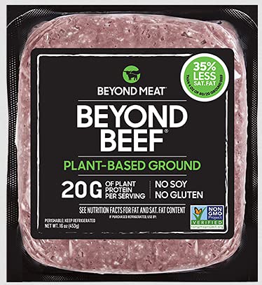 Beyond Meat - Beyond Beef carne vegana Basado en plantas 300g | 100% Vegetal | Plant Based | Sin Gluten | Sin Soja | Vegano