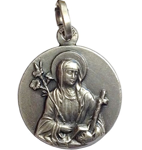 Medalla de Santa Catalina de Siena en Plata Maciza 925 - Patrona de Europa