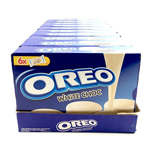 OREO white choc Oreo cubiertas de chocolate blanco galletas 246g (10 x 246g)