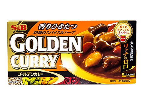 S&B Golden Curry Sabor Dulce 198g (Versión Japón)