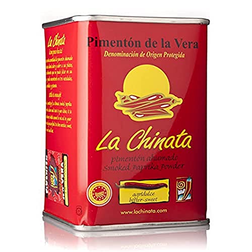 La Chinata - Pimentón de la Vera - Pimentón Ahumado (Agridulce, Lata 160 gramos)