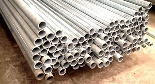 Tubo de hierro galvanizado para carpintería diámetro 21.25mm espesor 2.20mm. Longitud 3 metros. Taliani Ferro