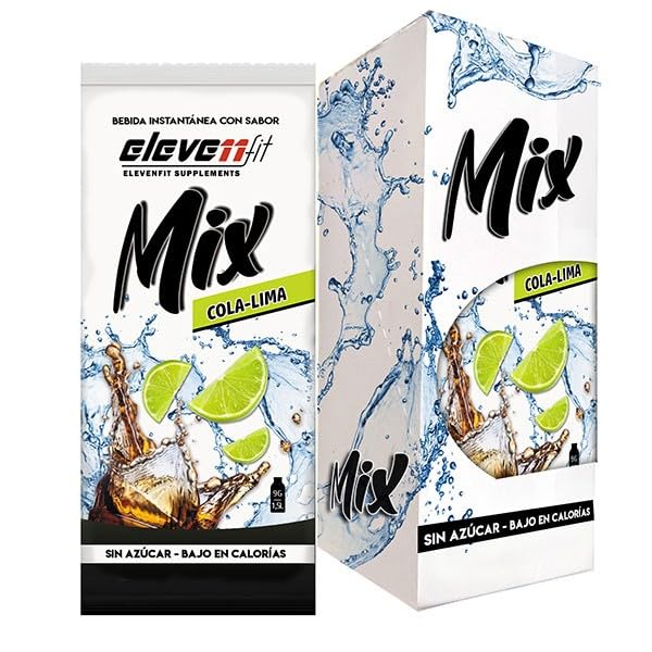 Eleven Fit Caja 12 Uds Mix Sabor Cola-Lima Sin Azúcar 100 g