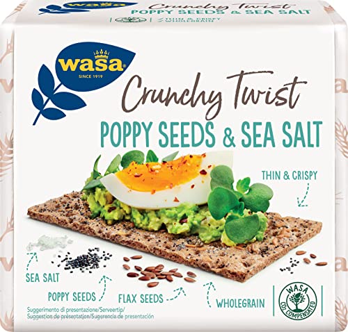 Wasa Pan Crujiente Poppy seeds, 245 gr