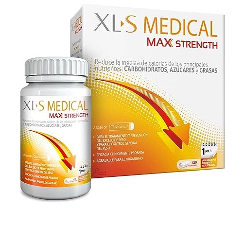 XLS Medical Max Strength Triple Action Bloqueador de la Absorción de Carbohidratos, 120 Unidad, 150g