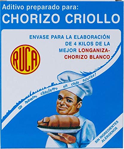 Chorizo Criollo - Mezcla para elaboración de chorizo blanco - RUCA 160 Gr