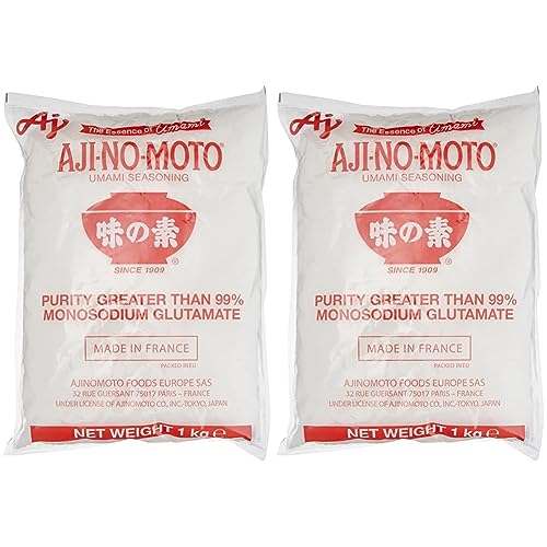 Aji-no-moto 99% Glutamato - Condimento, 1 unidad, 1 kg (Paquete de 2)