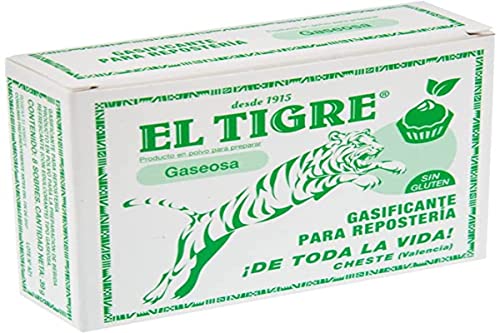 EL TIGRE sodas y gaseosas en polvo caja 8 sobres