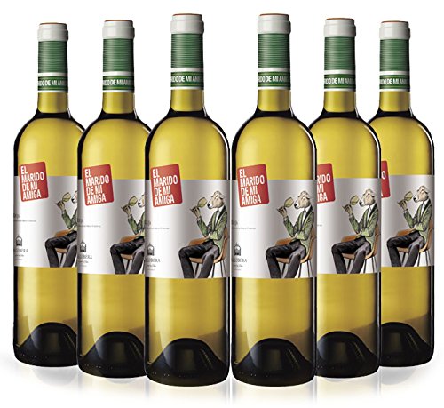 El Marido de mi Amiga Malvasía, Sauvignon Blanc y Tempranillo Vino Blanco Rioja - 75cl - 6 botellas