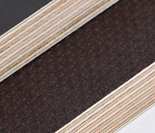 Placas multiplex de 18 mm de grosor, placas de impresión de madera de abedul, color marrón y gris (ancho 50 cm, longitud 100 cm)
