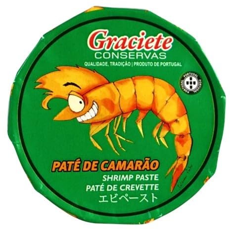 Conservas GRACIETE - Paté gourmet de Camarón - 65gr (paquete de 3 latas)