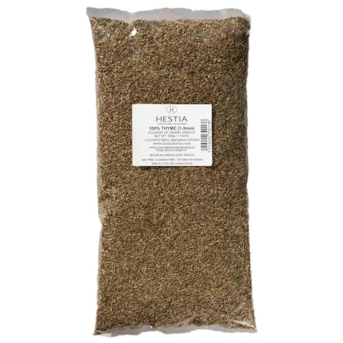 Hestia Herbs Tomillo Griego 500g, Sin Alérgenos - Vegano - Sin OGM