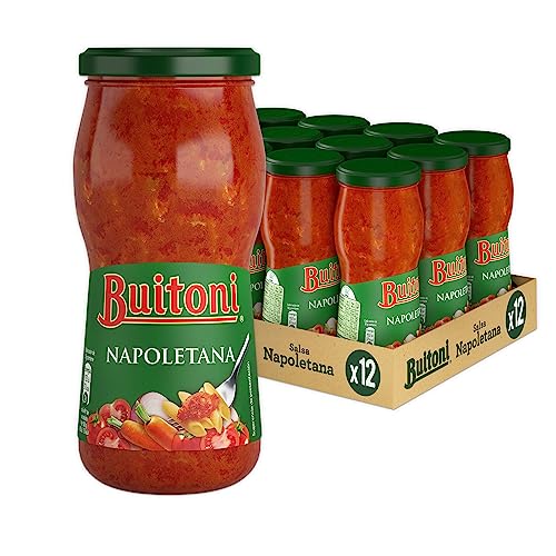 Buitoni - Salsa De Tomate Napolitana, Frasco 400 g - [Pack de 12]