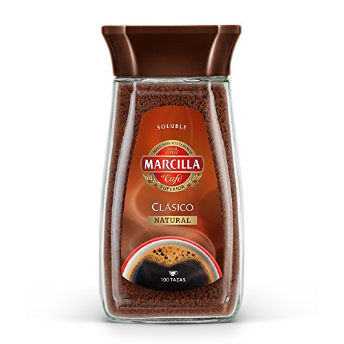 Café Marcilla soluble Clásico Natural, 200 gr - [Pack de 6]