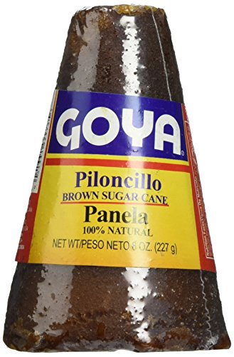 Goya Piloncillo Panela, Brown Sugar Cane 8 Oz (Pack of 2)