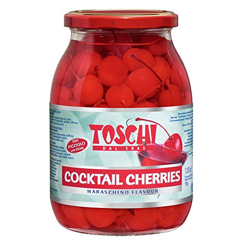 1200 g de cerezas con tallo para cócteles Cherries al cirope cerezas rojas para copas de helado y dulces