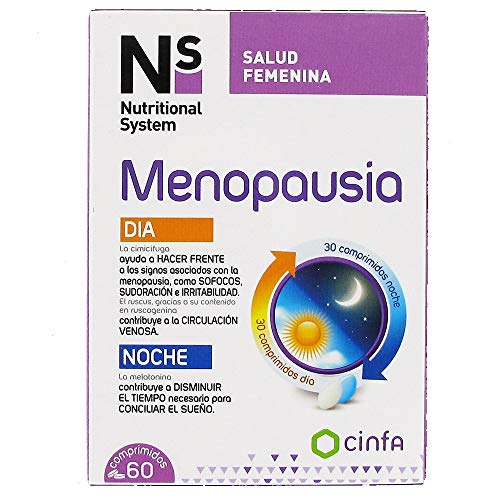 NUTRITIONAL SYSTEM Ns Menopausia Dia Y Noche, Alivio de la menopausia, 60 Comp