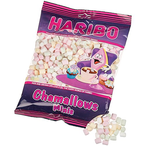 Haribo Chamallows Minis, Malvaviscos, Marshmallows, Masmelos, 200 g