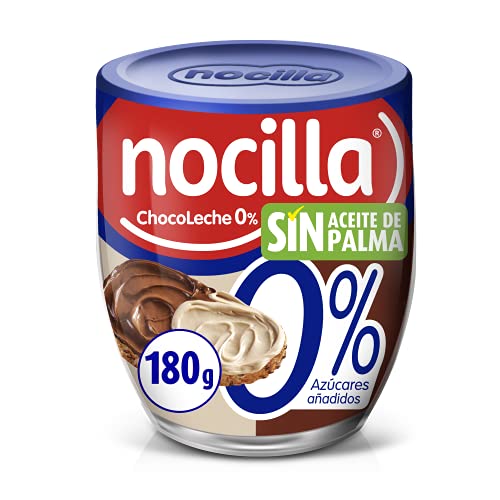 Nocilla Chocoleche 0% Azucare anadidos sin Aceite de Palma, 180g