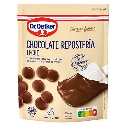 DR. OETKER Chocolate con leche de repostería 150g