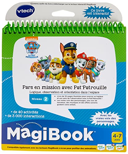 VTech MagiBook Livre La Pat' Patrouille - Juegos educativos (Multicolor, Niño/niña, 4 año(s), 7 año(s), Francés, 178 mm)