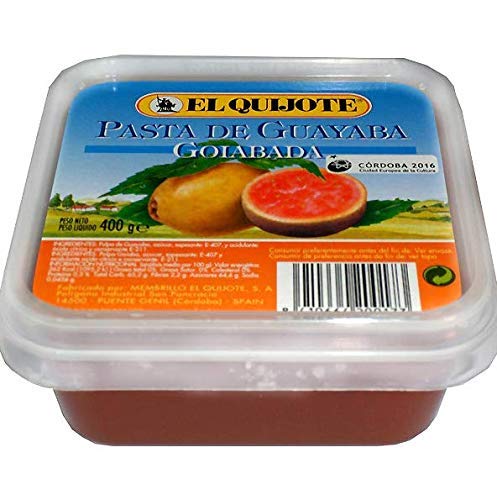 El Quijote- Mermelada - Dulce de Guayaba - Ideal para Untar en Tostadas con Patés- 400 Gramos
