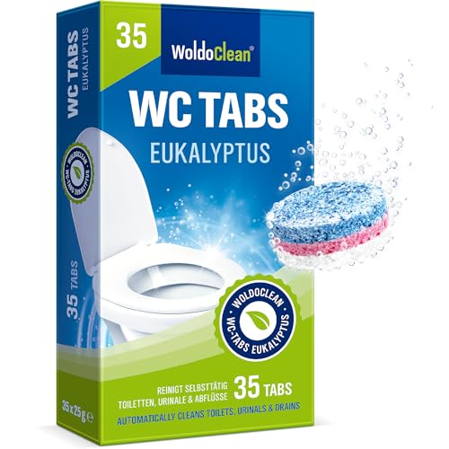 WC tabletas fórmula de poder 3 fases frescura de eucalipto - 35 tabletas a 25g