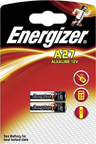 One (1) x 27 A L828 Energizer pila alcalina 12 V - usarse en timbres, diseño llave de coche mandos a distancia, mecheros, y muchas otras aplicaciones