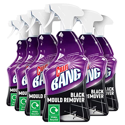 Cillit Bang - Spray Limpiador Suciedad y Manchas de Humedad, para baños y juntas negras - 750 ml x 6, total 4.5L