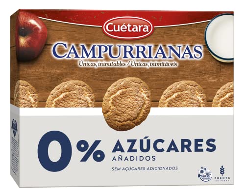 Cuétara Campurrianas Caja de Galletas sin Azúcar, 400g