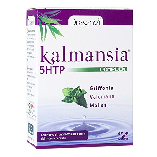 DRASANVI KALMANSIA EN COMPRIMIDOS - Griffonia + Valeriana + Melisa + Magnesio - VEGANO - SIN GLUTEN - 45 cápsulas vegetales